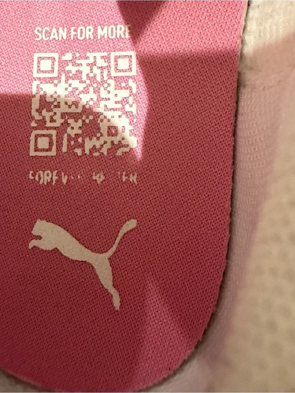 PUMA Toddler Girls White Pink Sneakers Size 5C